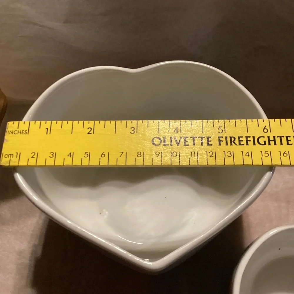 Heart Shaped Bowls - set of two